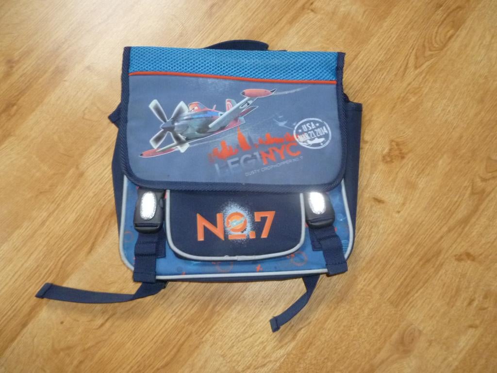 cartable bleu, Moins de 30 cm, Enlèvement ou Envoi, Bleu, Moins de 30 cm