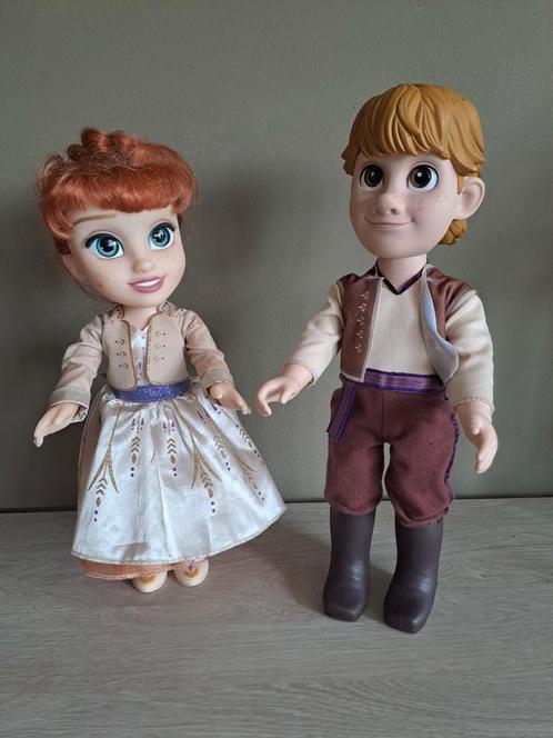 Disney Frozen Dolls Anna & Kristof, Collections, Poupées, Comme neuf, Enlèvement