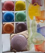 Vintage Milano Firna Glass Indonesia - Service à thé 12 pièc, Antiquités & Art, Enlèvement ou Envoi