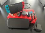 Nintendo Switch + toebehoren, Games en Spelcomputers, Spelcomputers | Nintendo Switch, Ophalen, Gebruikt, Met games, Switch Original