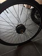 Voorwiel met motor voor elektrische fiets, Fietsen en Brommers, Fietsonderdelen, Ophalen, Zo goed als nieuw, Wiel