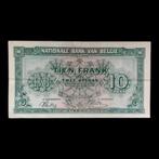 Bankbiljet / België / 10 frank of 2 Belgas / 01-02-43, Postzegels en Munten, Bankbiljetten | België, Ophalen of Verzenden, Los biljet