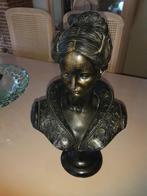 Vintage - Albast Beeld Buste : Arnoldo Giannelli, Ophalen of Verzenden