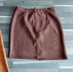 rok Bel & Bo, suédine, 40/42, Kleding | Dames, Rokken, Maat 38/40 (M), Bruin, Bel & Bo, Ophalen of Verzenden