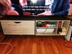 meuble tv beige et gris très bonne état, Ophalen of Verzenden, Zo goed als nieuw