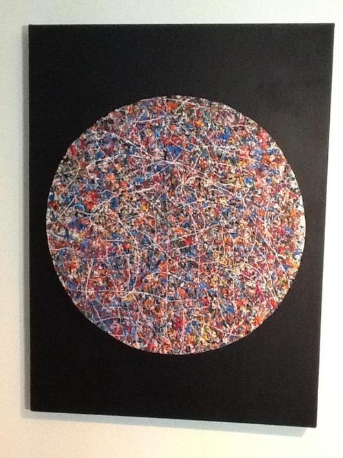 Schilderij: "Abstract Artwork". 80/60/4 cm., Antiek en Kunst, Kunst | Schilderijen | Abstract, Ophalen