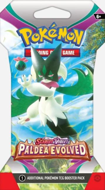 Pokémon Paldea Evolved: Sleeved Booster Pack- Slechts €7,45! beschikbaar voor biedingen
