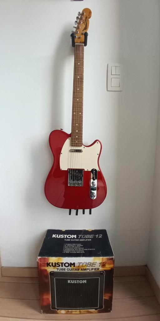 electrische gitaar Farida versterker kustom, Muziek en Instrumenten, Snaarinstrumenten | Gitaren | Elektrisch, Nieuw, Ophalen