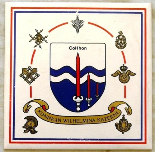 Wandtegel, Commando Herhalingsoefeningen (COHHON), 1970/80s., Verzamelen, Militaria | Algemeen, Landmacht, Overige typen, Ophalen of Verzenden