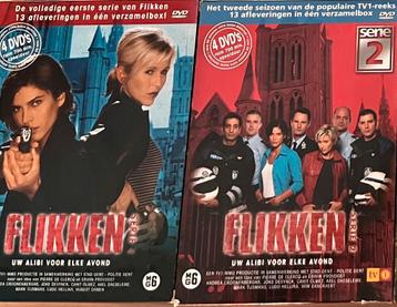 DVD boxen Flikken series 1 en 2