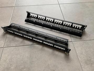 2x Panduit Patchpanel 24P 1U beschikbaar voor biedingen
