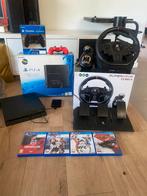 PS4 + racestuur + extern geheugenkaart, Games en Spelcomputers, Ophalen, Zo goed als nieuw, Geheugenkaart