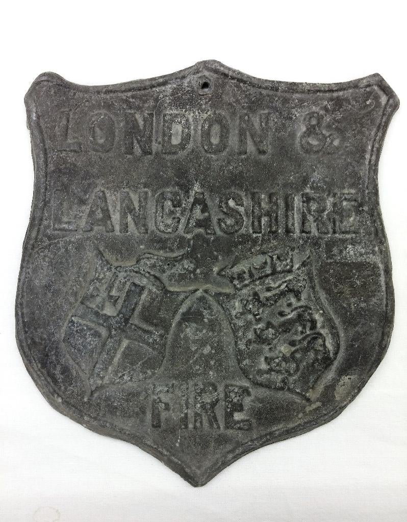 Lancashire loden embleem outdoor Vintage, Antiek en Kunst, Antiek | Tin, Ophalen of Verzenden