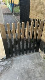 2 houten poortjes, Tuin en Terras, Ophalen, Zo goed als nieuw, Hout, Tuinhek