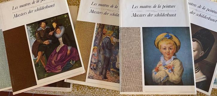 Mooie oude serie van 8 kunstboeken., Boeken, Kunst en Cultuur | Beeldend, Ophalen