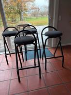 4 barkrukken, 4 tabourets, Enlèvement, Comme neuf, 60 à 90 cm