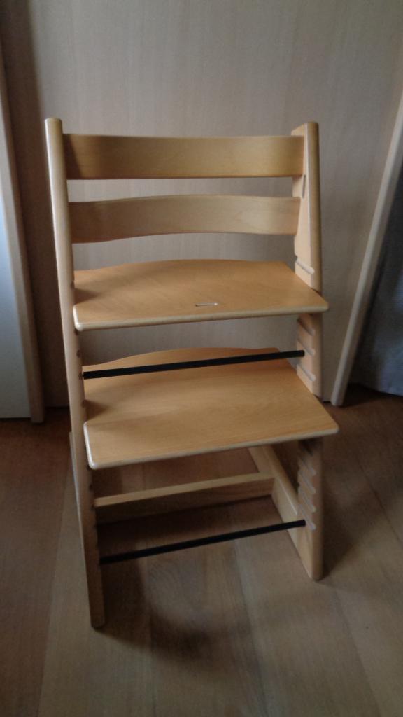tripp trapp stoel van het merk stokke, Kinderen en Baby's, Kinderstoelen, Zo goed als nieuw, Meegroeistoel, Aanschuifbaar, Ophalen