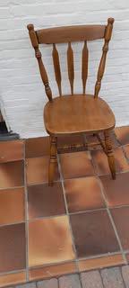 6 eiken stoelen, Antiek en Kunst, Ophalen
