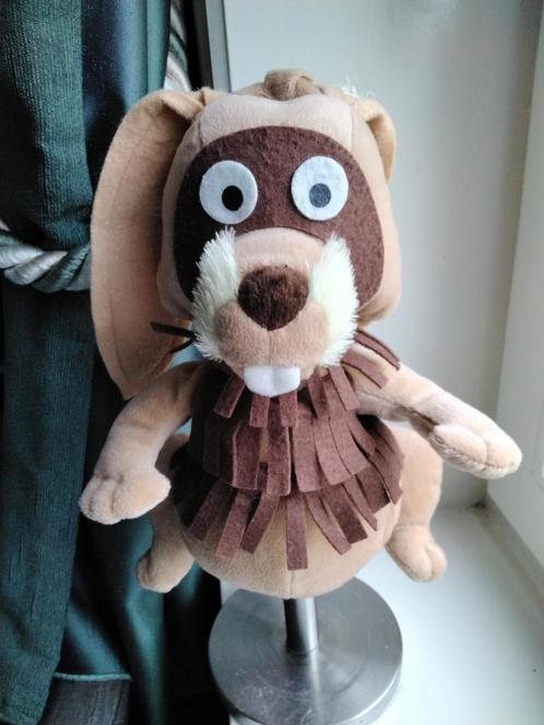 zoef de haas fabeltjeskrant grote handpop, Kinderen en Baby's, Speelgoed | Knuffels en Pluche, Gebruikt, Ophalen of Verzenden