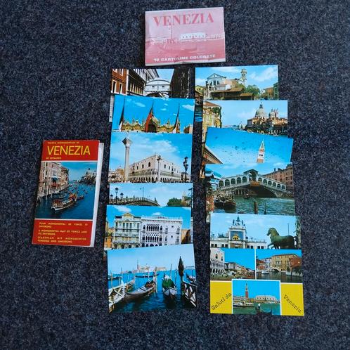 Venetië stadsplan + 5 nieuwe postkaarten, Boeken, Atlassen en Landkaarten, Ophalen of Verzenden