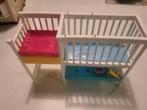 Barbie Lit bébé - Baby Bed/cot + bureau/desk, Kinderen en Baby's, Ophalen, Gebruikt, Accessoires