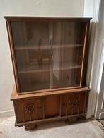 Vitrine / boekenkast, Huis en Inrichting, Kasten | Boekenkasten, Ophalen, Gebruikt, 100 tot 150 cm, Met deur(en)