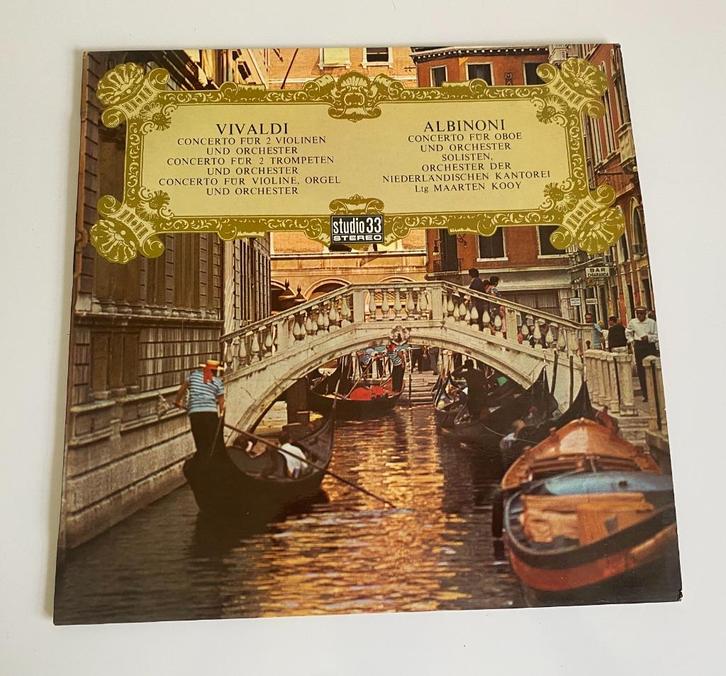 LP-concert op vinyl Vivaldi/Albinoni, Cd's en Dvd's, Vinyl | Klassiek, Gebruikt, Ophalen of Verzenden