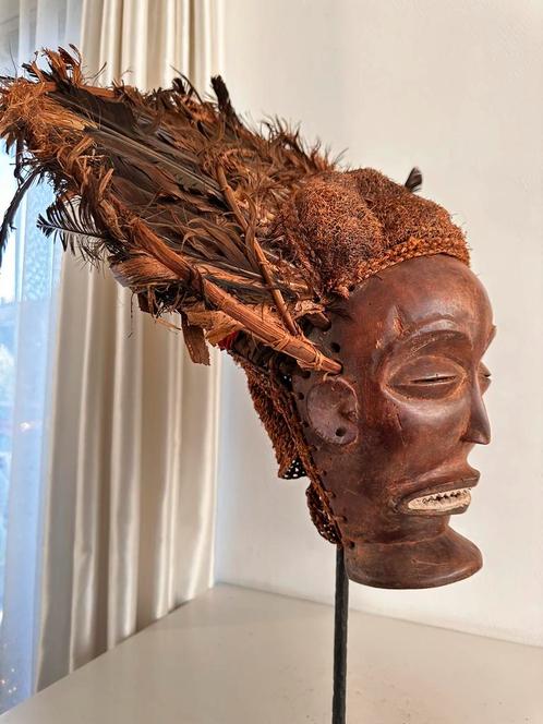 Masque Chokwe Chihongo, art ethnique africain, Antiquités & Art, Art | Art non-occidental, Enlèvement ou Envoi