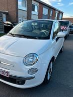 Fiat 500 2011, Auto's, Fiat, Stof, Beige, Wit, Handgeschakeld