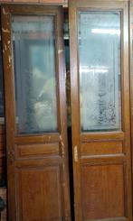 2 antieke deuren met geslepen glas, Enlèvement