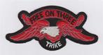 Trike Free on three stoffen opstrijk patch embleem #1, Motoren, Accessoires | Overige, Verzenden, Nieuw