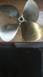 bronzen scheepsschroef opgekuist en vernist, Ophalen, Brons