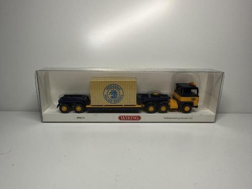 Convoi Exceptionnel SCANIA + Remorque 1/87 HO WIKING Neuf+B, Hobby & Loisirs créatifs, Voitures miniatures | 1:87, Neuf, Bus ou Camion