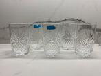 Poolse 24k loodkristallen drinkglazen 220ml 6st, Ophalen of Verzenden, Nieuw, Borrel- of Shotglas