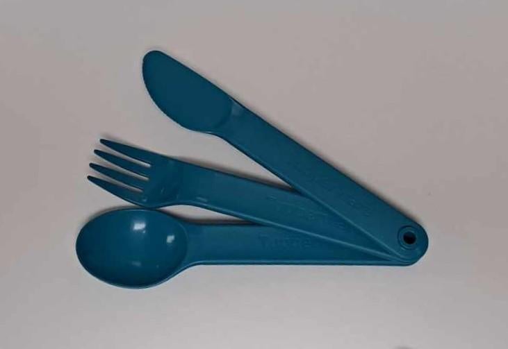 Tupperware™ Bestek « On the Go » blauw, Huis en Inrichting, Keuken | Tupperware, Nieuw, Overige typen, Blauw, Verzenden