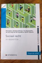 Sociaal recht in essentie, 9de editie, Boeken, Ophalen of Verzenden, Zo goed als nieuw, Accountancy en Administratie, Dirk Leysen