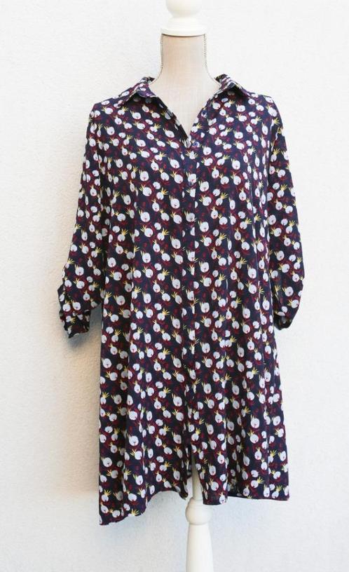 Leuke jurk of tuniek maat L/XL, Kleding | Dames, Jurken, Zo goed als nieuw, Maat 42/44 (L), Blauw, Ophalen of Verzenden
