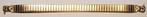 Bracelet Fixoflex extensible plaqué or, 8 mm, montre à gong, Handtassen en Accessoires, Armbanden, Nieuw, Goud, Staal, Ophalen of Verzenden
