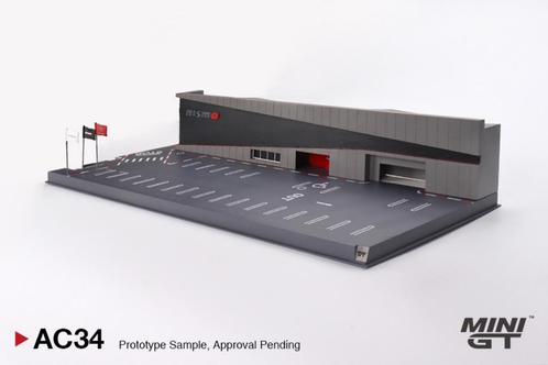 Diorama Mini GT AC34 - garage Nismo, Hobby en Vrije tijd, Modelauto's | Overige schalen, Nieuw, Overige typen, Ophalen of Verzenden