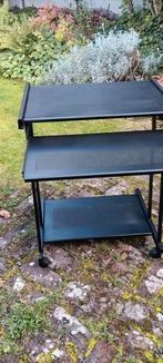 Uitschuifbaar computer tafeltje, Ophalen, Zo goed als nieuw, In diepte verstelbaar