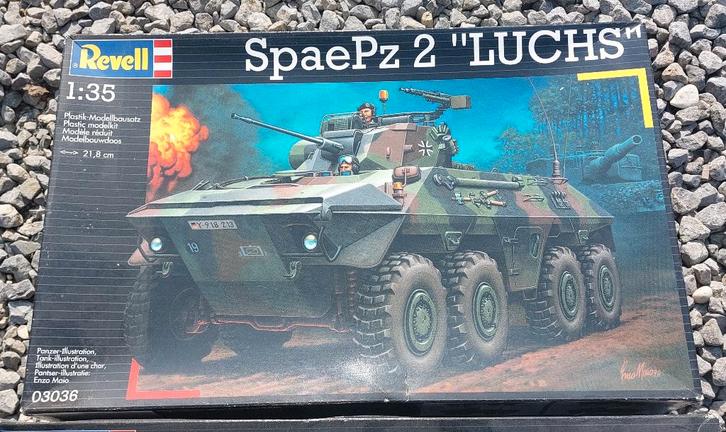 Revell #03036 SpaePz 2 LUCHS - modelbouw, Hobby en Vrije tijd, Modelbouw | Auto's en Voertuigen, Nieuw, Tank, 1:32 tot 1:50, Revell