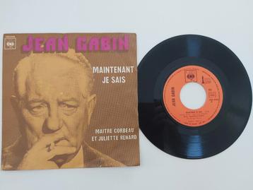 Jean Gabin  - Maintenant je sais, Enlèvement ou Envoi, Comme neuf, 7 pouces, Single