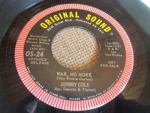 Johnny Cole - War, no more - Love of Diane, Cd's en Dvd's, Vinyl | Pop, Zo goed als nieuw, 1960 tot 1980, Ophalen of Verzenden
