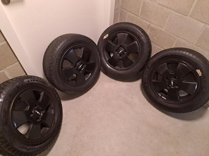 2x Winterband + 2x Regenband, Auto-onderdelen, Banden en Velgen, Banden en Velgen, 15 inch, 195 mm, Personenwagen, Ophalen of Verzenden