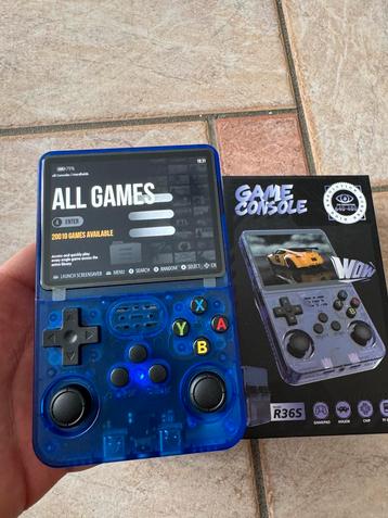 R36S Draagbare Retro Gameconsole blauw beschikbaar voor biedingen