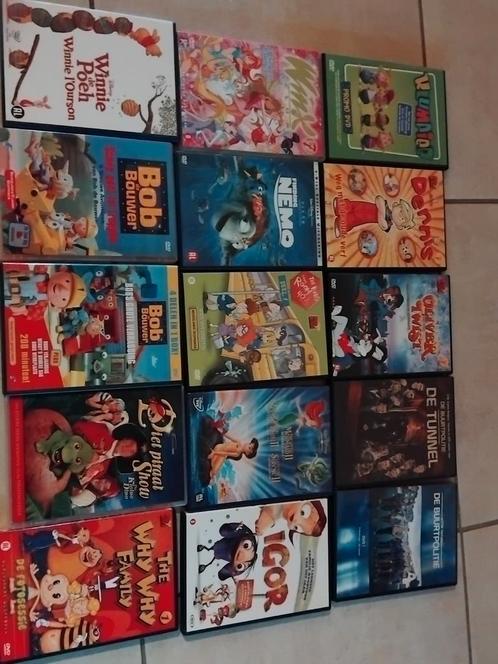 15 dvd's 5 euro per stuk 75 euro voor alle, Cd's en Dvd's, Dvd's | Kinderen en Jeugd, Zo goed als nieuw, Ophalen