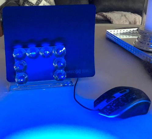 Gaming Muis + Muismat, Computers en Software, Muizen, Zo goed als nieuw, Muis, Gaming muis, Ophalen