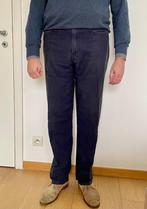 “Hugo Boss” pantalon 100% linen/coton, Maat 52/54 (L), Gedragen, Blauw, Hugo Boss