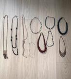Bundel van 10 kettingen, Ophalen, Gebruikt, Overige kleuren, Overige materialen