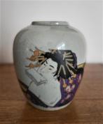 19e eeuwse Japanse vaas Naniwaya Okita, Ophalen of Verzenden